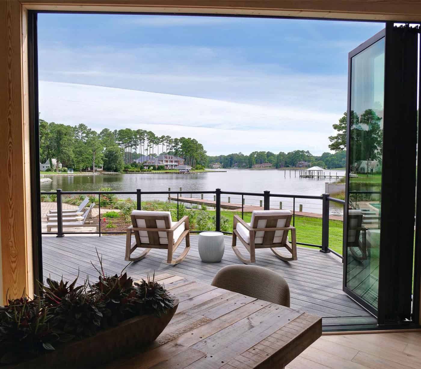 An image of a scenic view captured from a deck built by Solid Structures