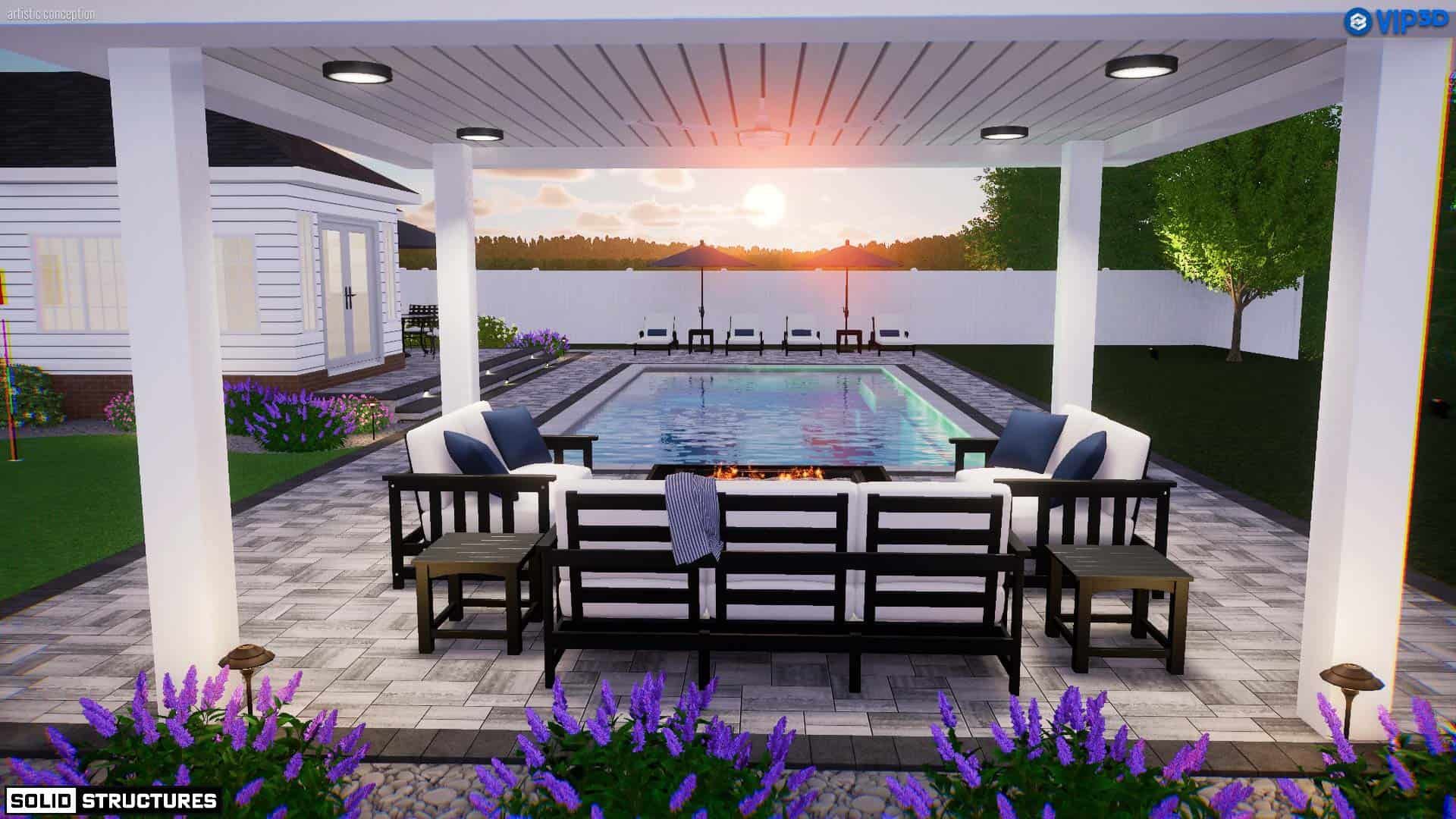 outdoor swimming pool design