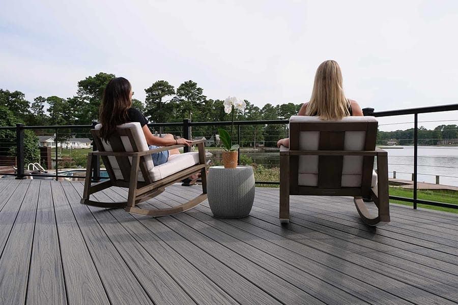 Backyard Patio and Deck Install with Solid Structures
