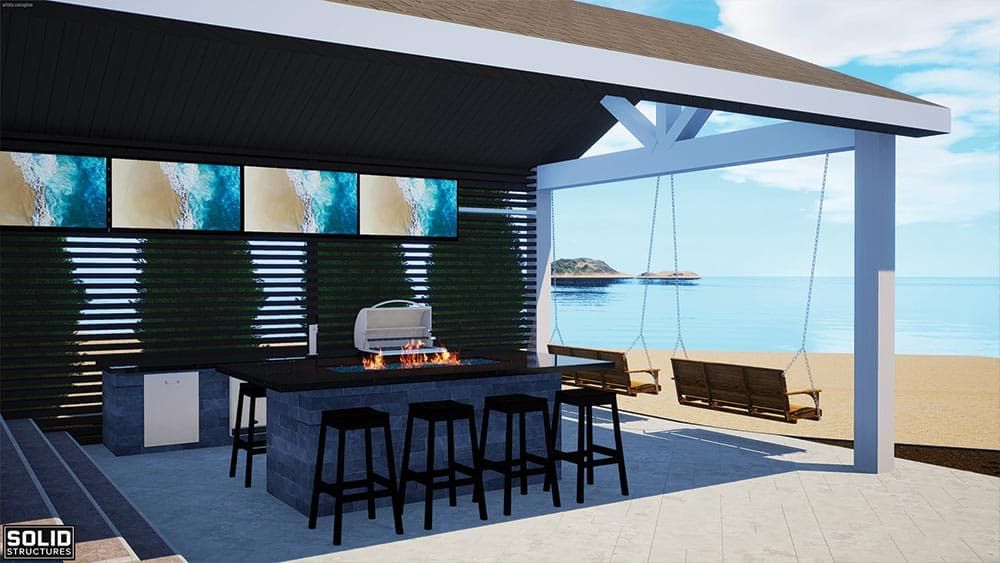Rendering of Patio 