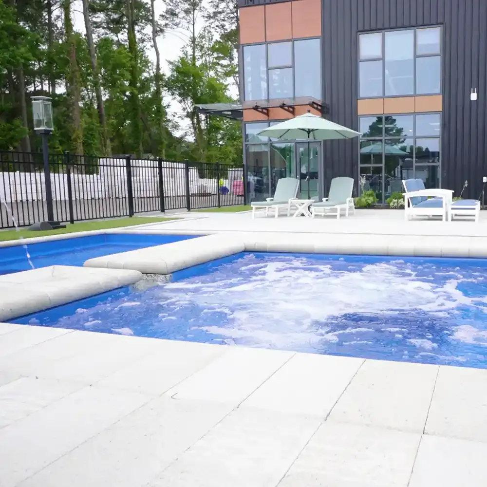 solid structures outdoor pool showroom