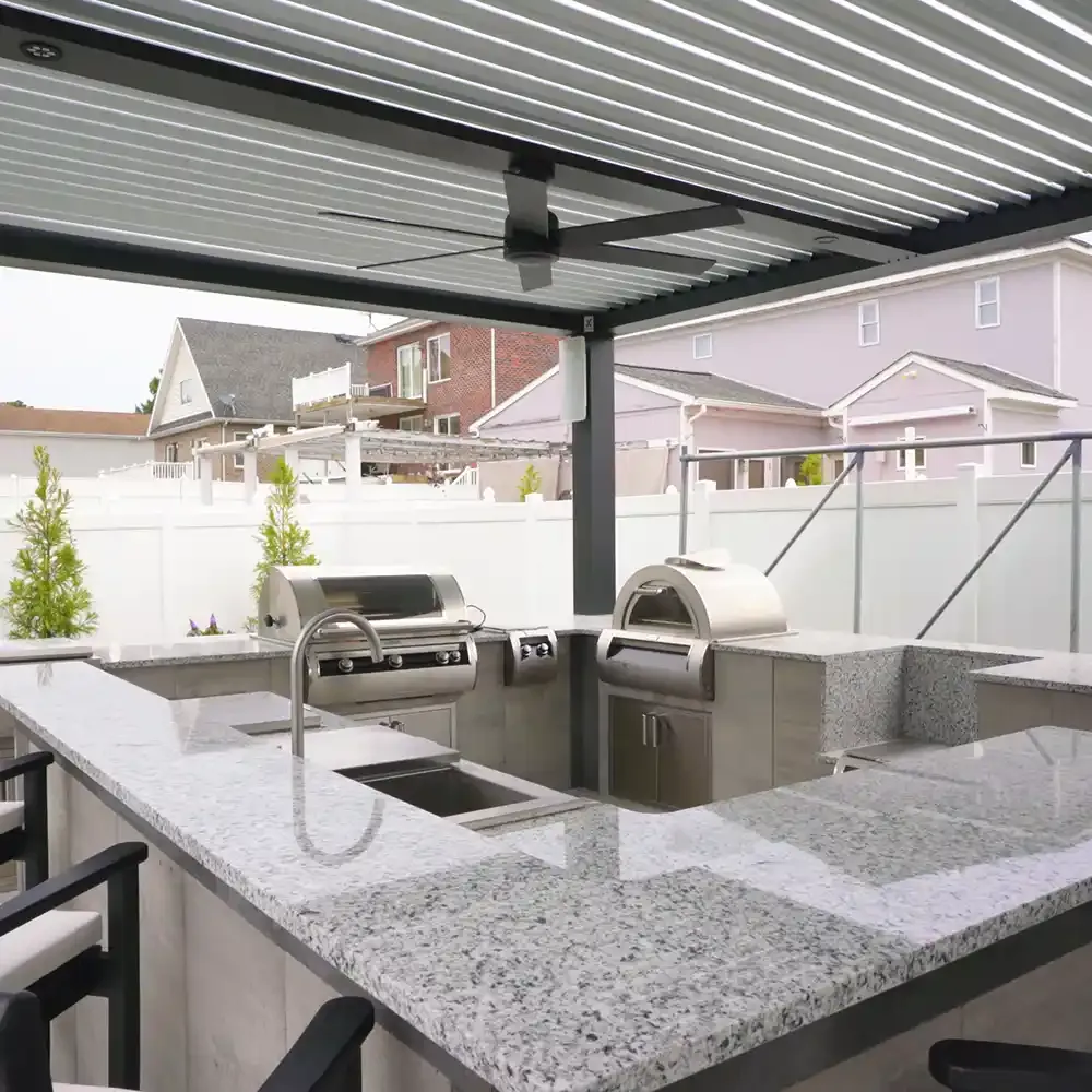 outdoor kitchen showroom - solid structures