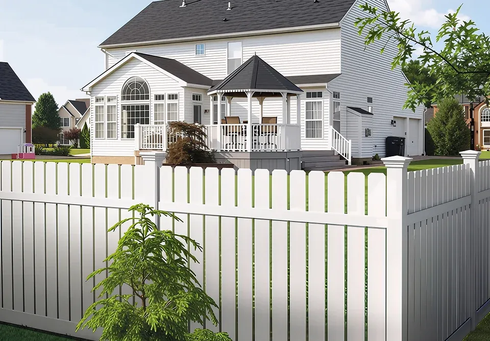 White Vinyl Fencing
