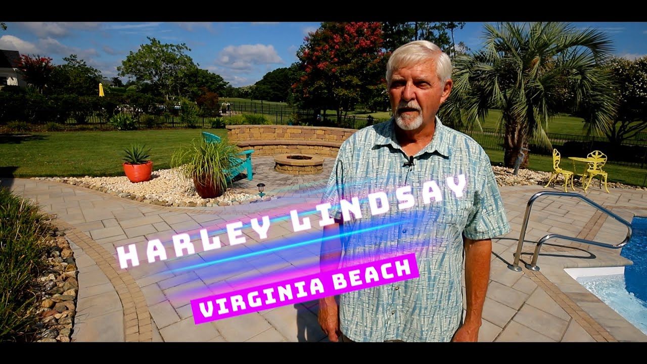 Harley tells us a little bit about hi backyard renovations