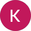 Letter K icon Magenta