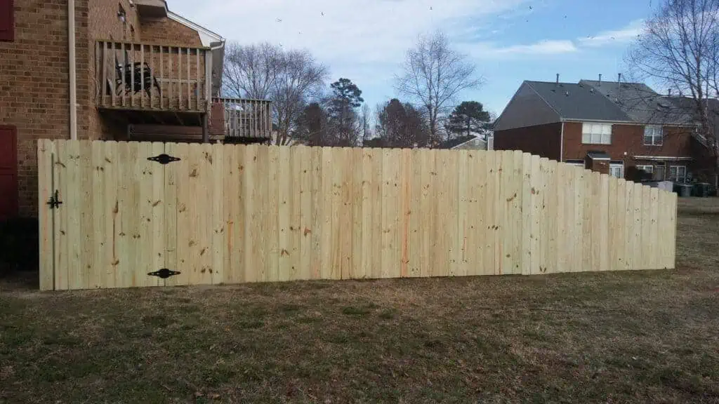pine - Solid Structures Custom Pinewood Perimeter Fencing, Virginia Beach, Va