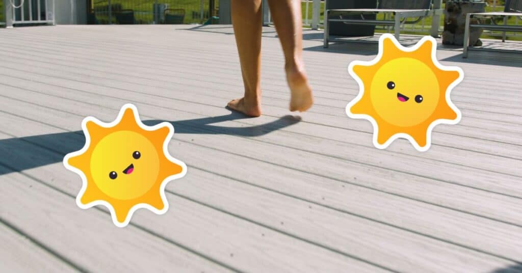 Does Composite Decking Get Hot in the Sun?