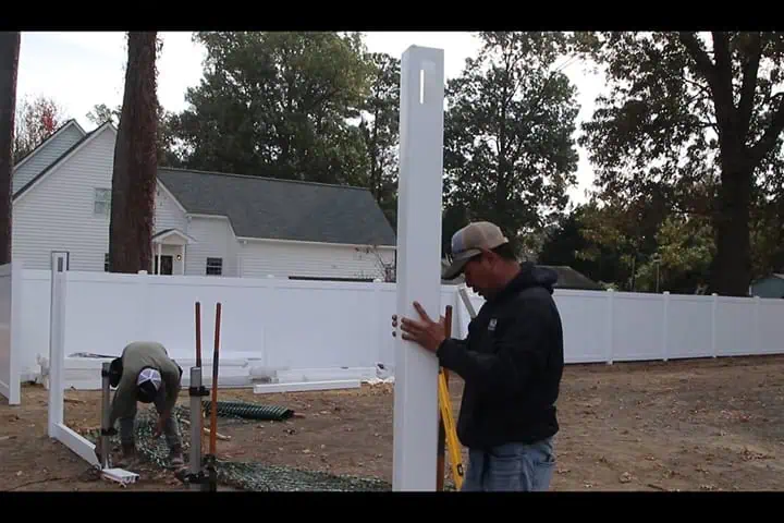 Solid Structures Fence Installation image
