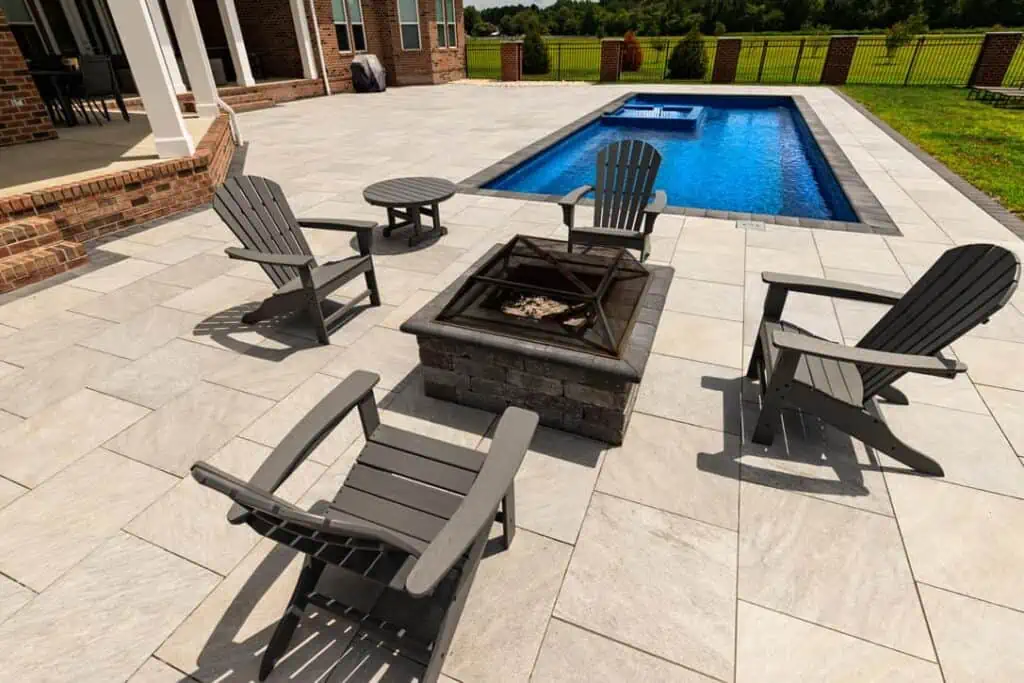 wood-burning-1 - Solid Structures Outdoor Poolside Wood Burning Firepit